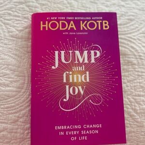 'Jump and Find Joy' Hardcover Book - Pink